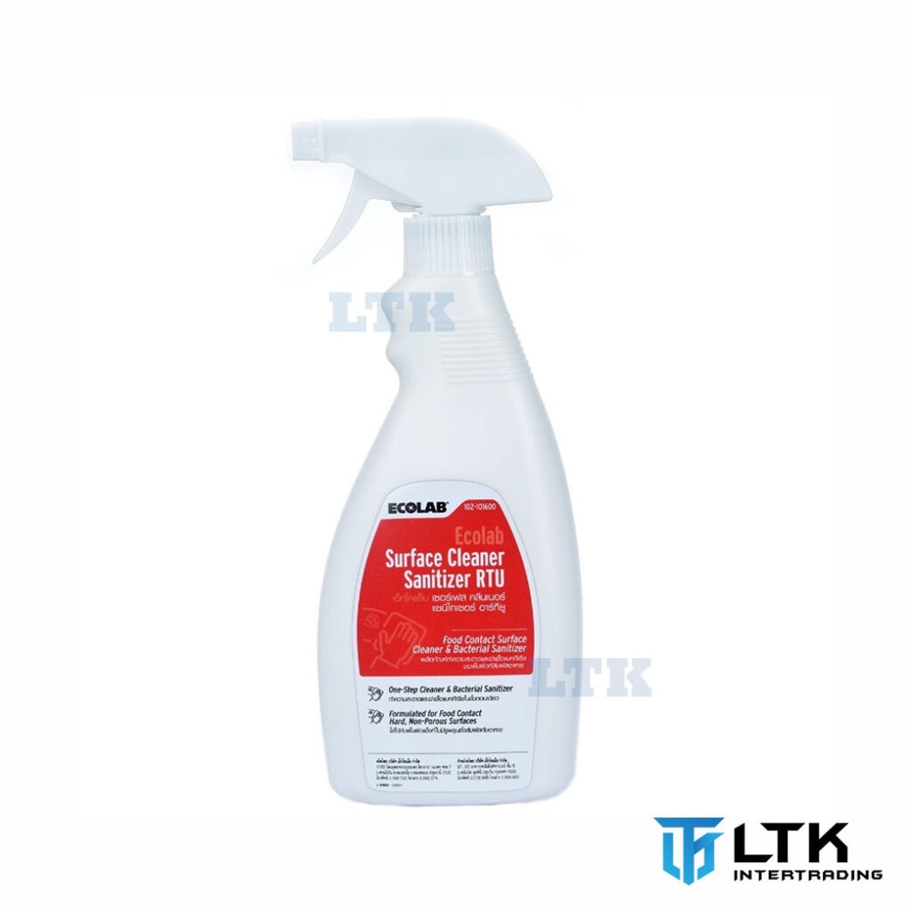 Ecolab น้ำยาฆ่าเชื้อ Surface Cleaner Sanitizer RTU ขนาด 500มล LTK